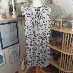 Robe beige à motifs, Mango, taille L