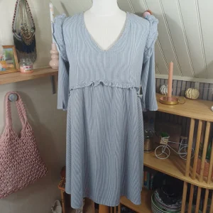 Robe à rayures, Rue des Abbesses, taille 38