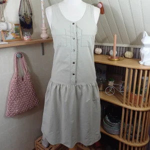 Robe beige, Saint Jacques, taille S