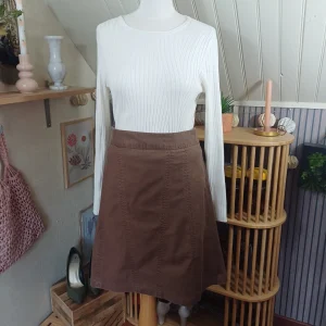 Jupe en jean marron, Gap, taille 46