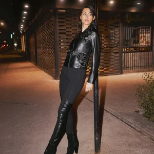 Veste ajustée à manches longues