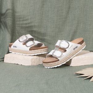 Sandales Alcee Blanc à Plateforme