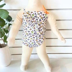 Maillot une pièce léopard