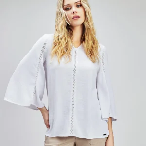 Tunique évasée à manches longues