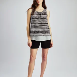 Tunique sans manches évasée