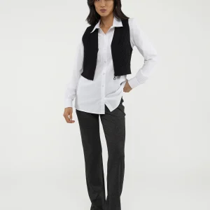 Cardigan en maille sans manches