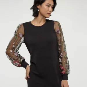 Tunique en tricot à manches longues