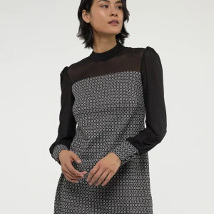 Tunique en tricot à manches longues