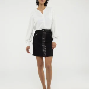 Jupe longueur genoux ligne A