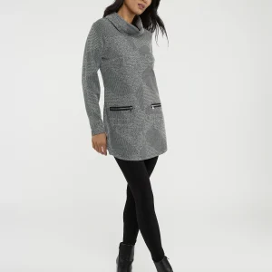 Tunique en tricot à manches longues