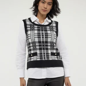 Débardeur à carreaux