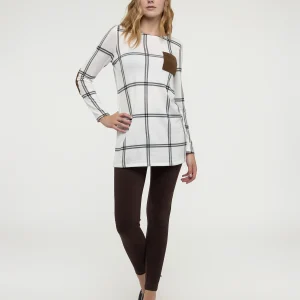 Tunique en tricot à manches longues