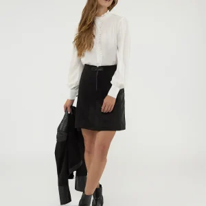 Jupe courte ligne A en tricot