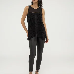 Tunique sans manches évasée