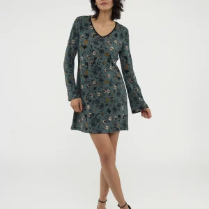 Robe courte ligne A en tricot