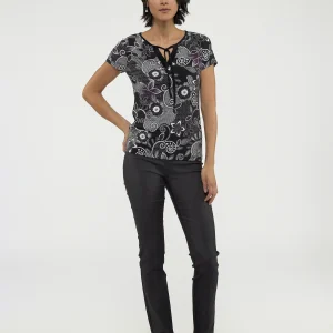 T-shirt semi-ajusté à manches courtes