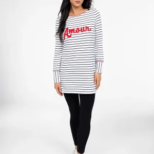 Tunique en tricot à manches longues