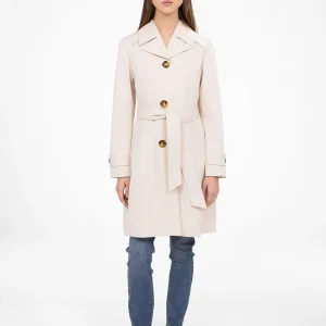 Long manteau semi-ajusté