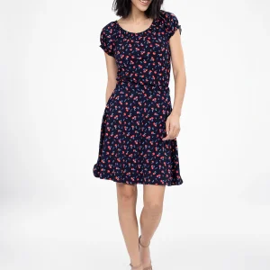 Jupe midi évasée en tricot