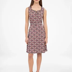 Jupe midi évasée en tricot