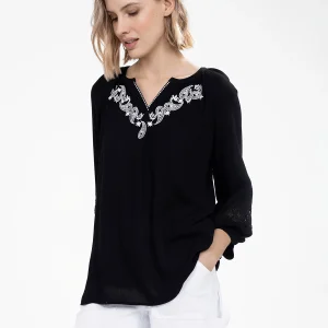 Blouse à manches 3/4