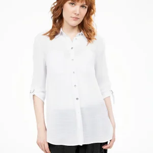 Tunique ample avec boutons