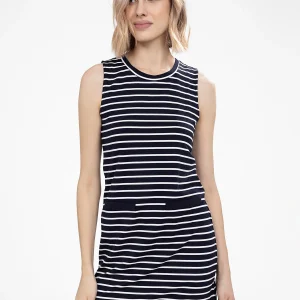 Robe courte droite en tricot