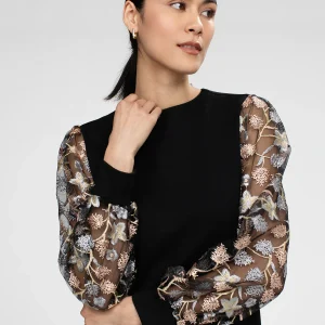 Tunique en tricot à manches longues