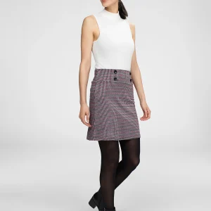 Jupe courte ligne A en tricot