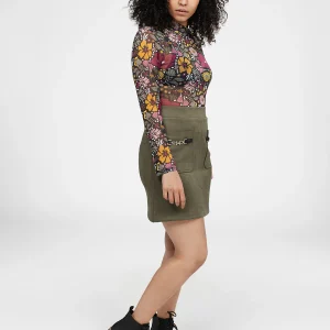 Jupe longue ligne A en tricot