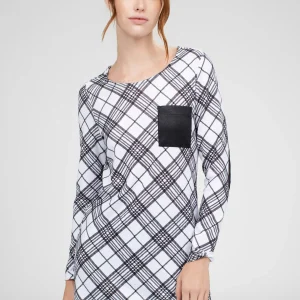 Tunique en tricot à manches longues