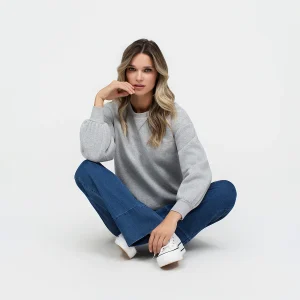 T-shirt ample à manches longues