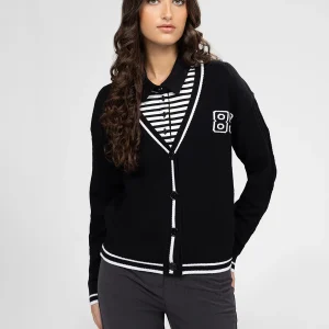 Cardigan en tricot ample