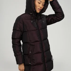 Long manteau matelassé