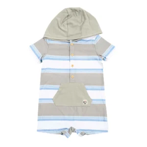 Barboteuse à rayures