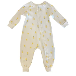 Pyjama en coton bio | Citron