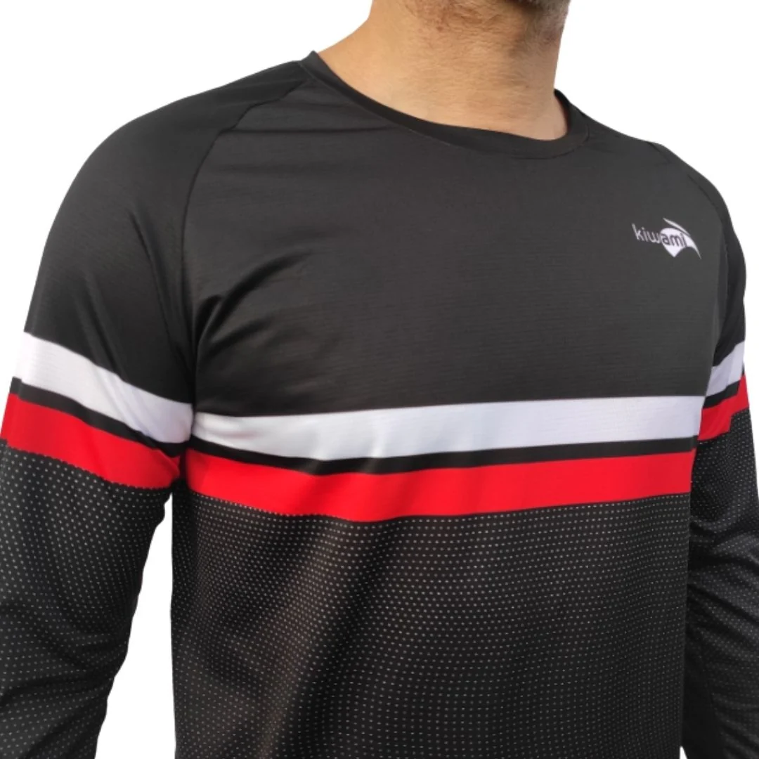 Tee-shirt de running Homme manches longues Club – Image 7