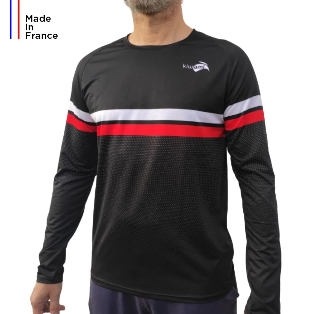 Tee-shirt de running Homme manches longues Club – Image 4