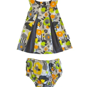 Ensemble  2 pièces robe et cache couche coloré