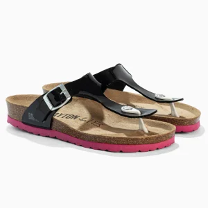 Sandales Mercure Noir à Entre-Doigts