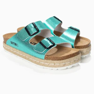 Sandales Alcee Menthe à Plateforme