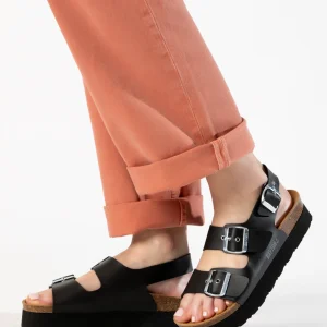 Sandales Achille Plus Noir à Plateforme