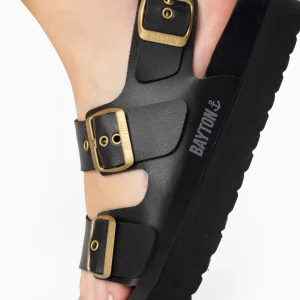 Sandales Achille Plus Noir à Plateforme