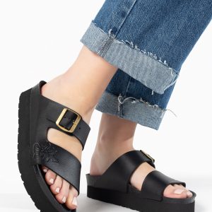 Sandales Jendo Noir à Plateforme