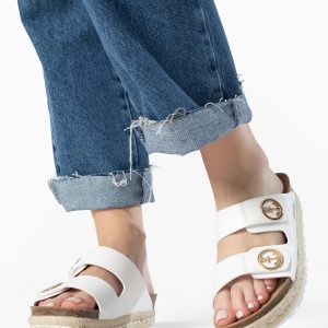 Sandales Alizee Blanc à Plateforme