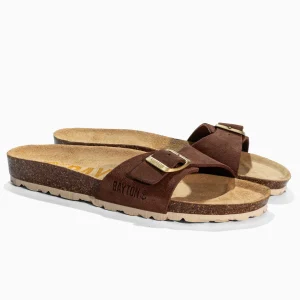 Sandales Zephyr Marron en Cuir Suédé