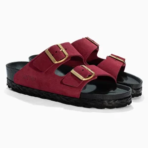 Sandales Benalla Bordeaux en Cuir Suédé