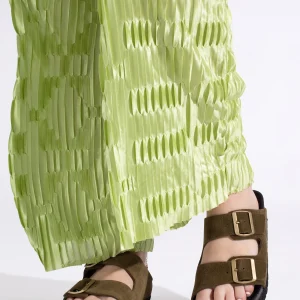 Sandales Benalla Kaki en Cuir Suédé