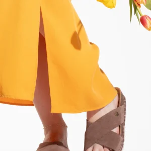 Sandales Burgos Beige en Cuir Suédé