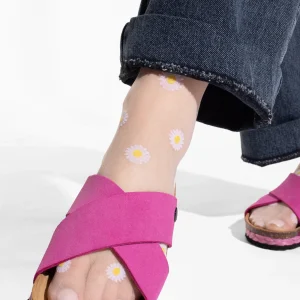 Sandales Burgos Rose en Cuir Suédé